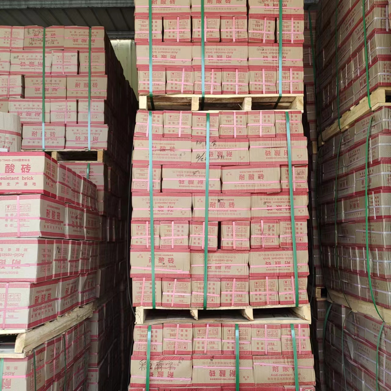 化工防腐耐酸磚是怎么包裝的 J